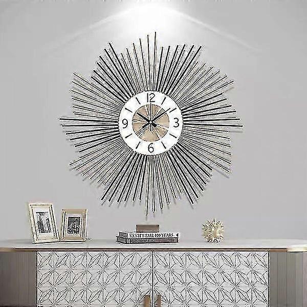 Single-sided sun movement large simple minimalist wall clock