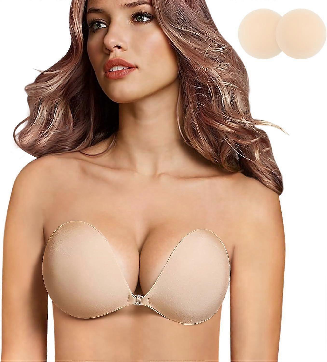 2025 Latest Model  Adhesive Bra, Push up Strapless Self Adhesive Bra, Invisible