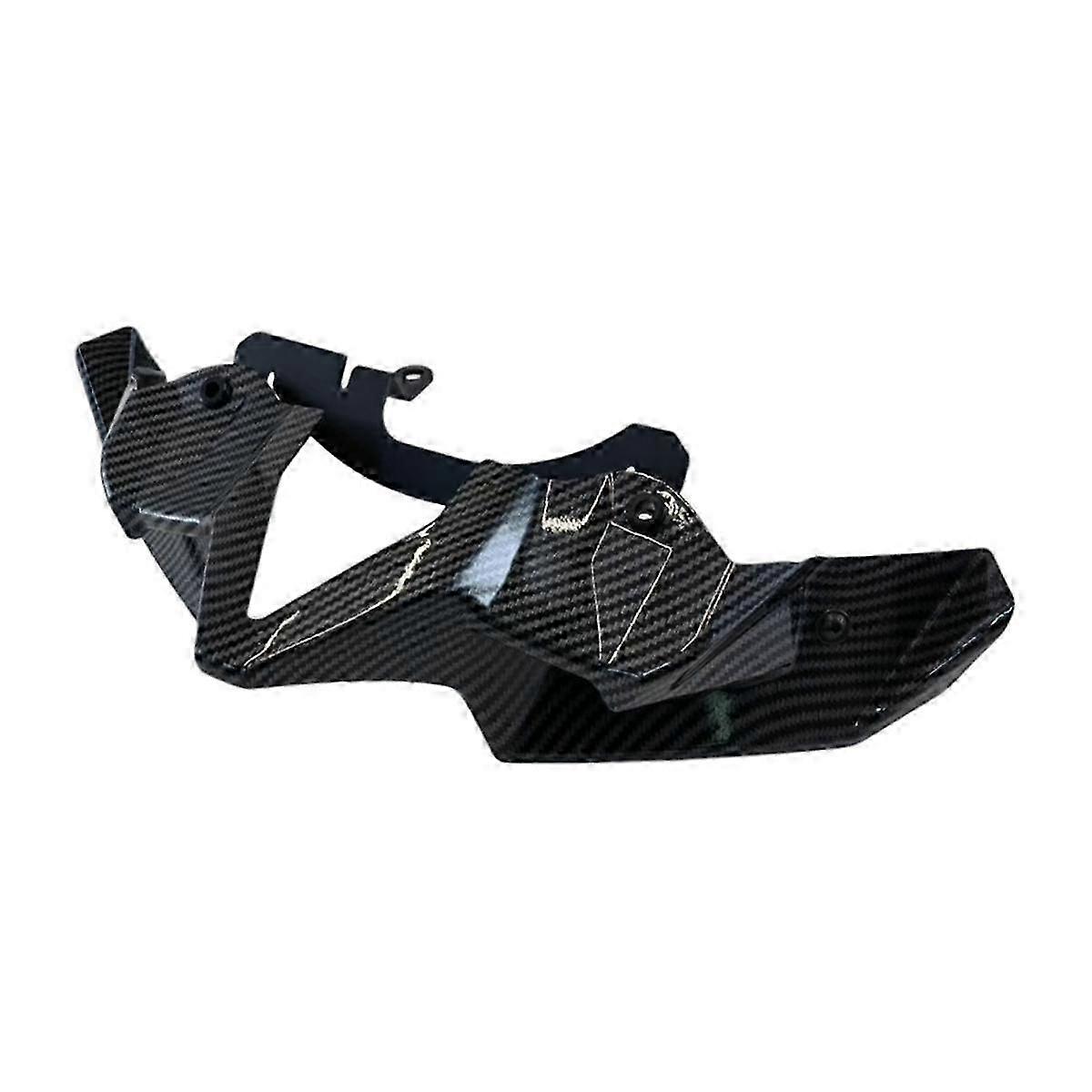 For Z900 2021-2024 Motorcycle Front Spoiler Winglet Aerodynamic Wing Kit Spoiler Deflector Matte Black
