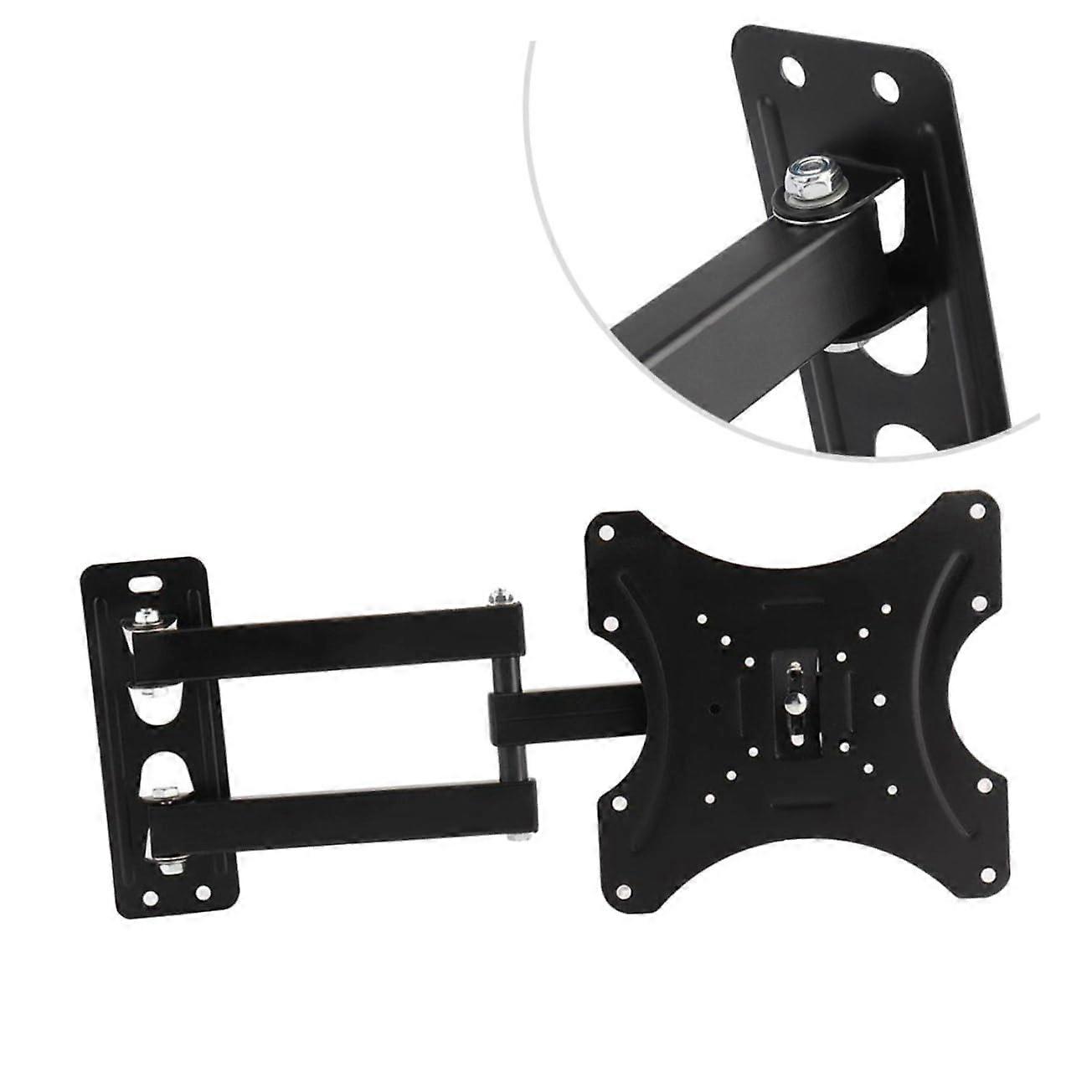 Stretchable Tv Wall Mount Bracket Holder for Flat Panel LCD Tvs Black for Home Ktv and Commercial Spaces