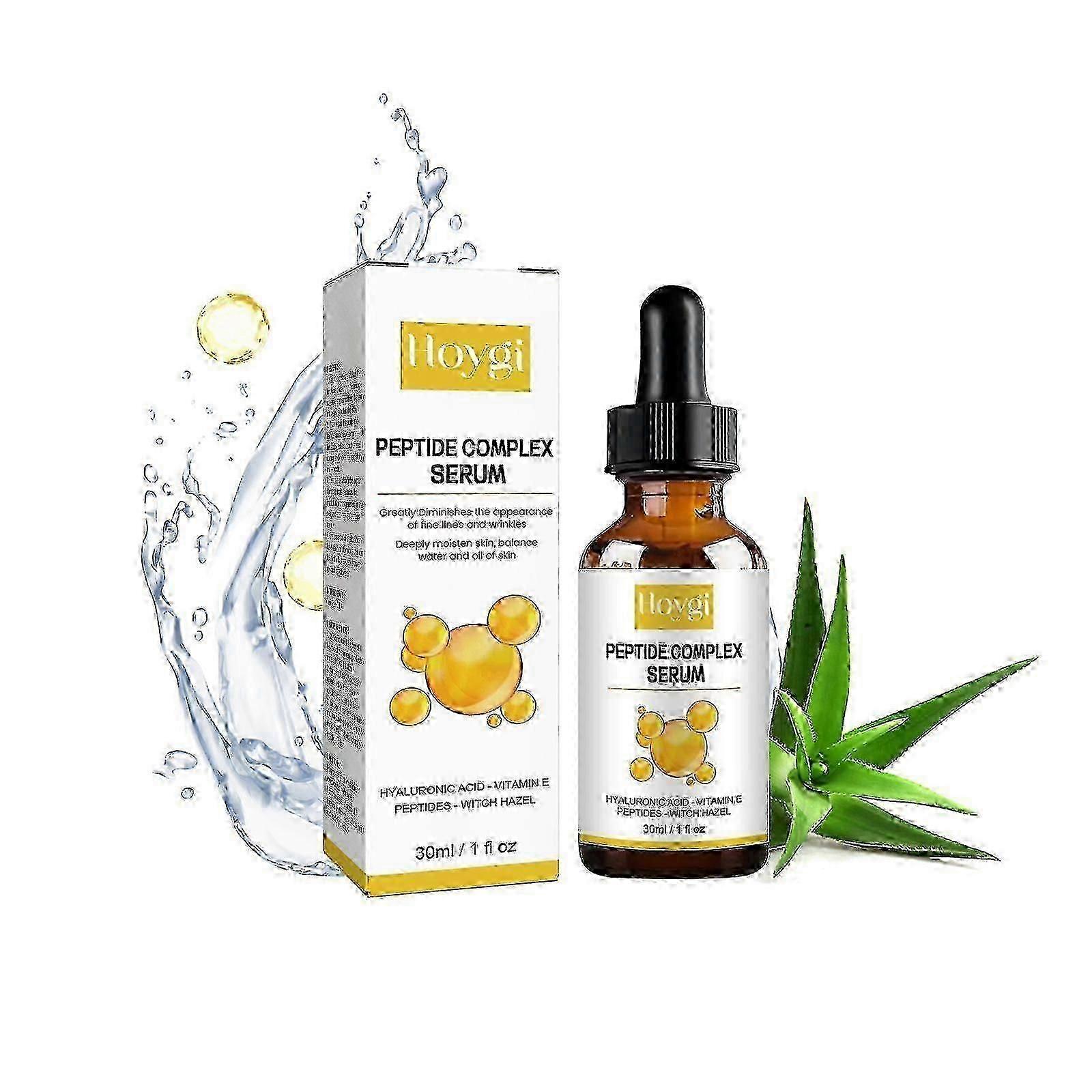 Peptide Complex Serum, Improve Dry Skin Moisturizing Hydrating Anti-Aging Fade Spots Essence