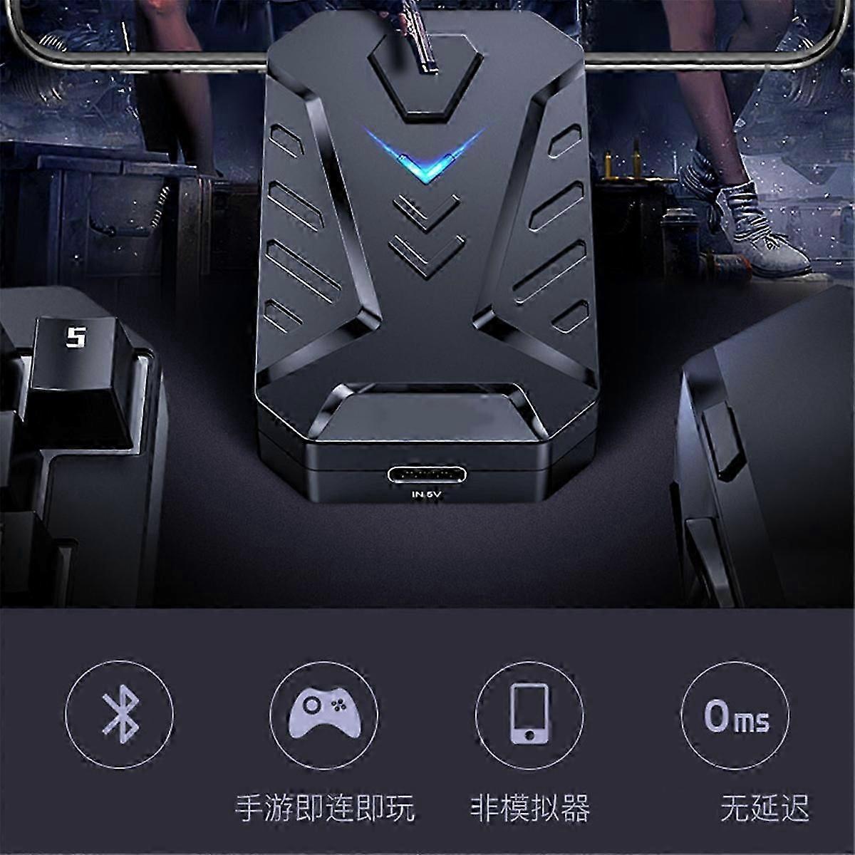 Portable Mobile Gaming Keyboard Mouse Converter Adapter