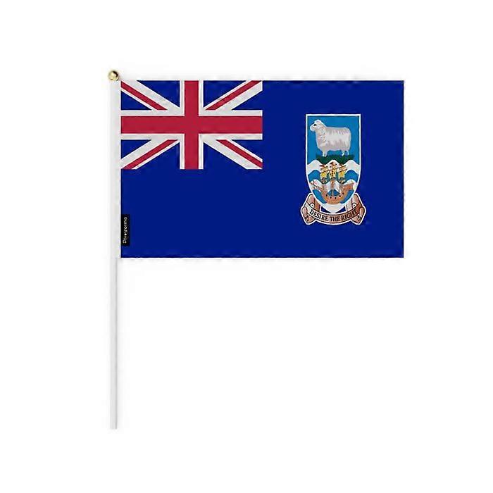 Mini Flag of the Falkland Islands – 30 x 45 cm – Handheld – Polyester – 1 piece