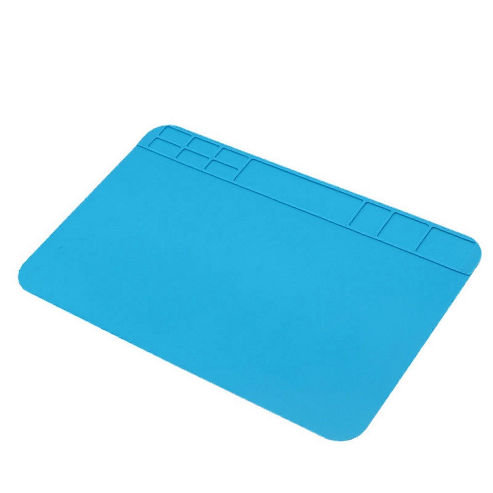 High Temperatures Resistant Silicone Repair Mat with Antislip Work Pad Surfaces for Electronics and Crafting