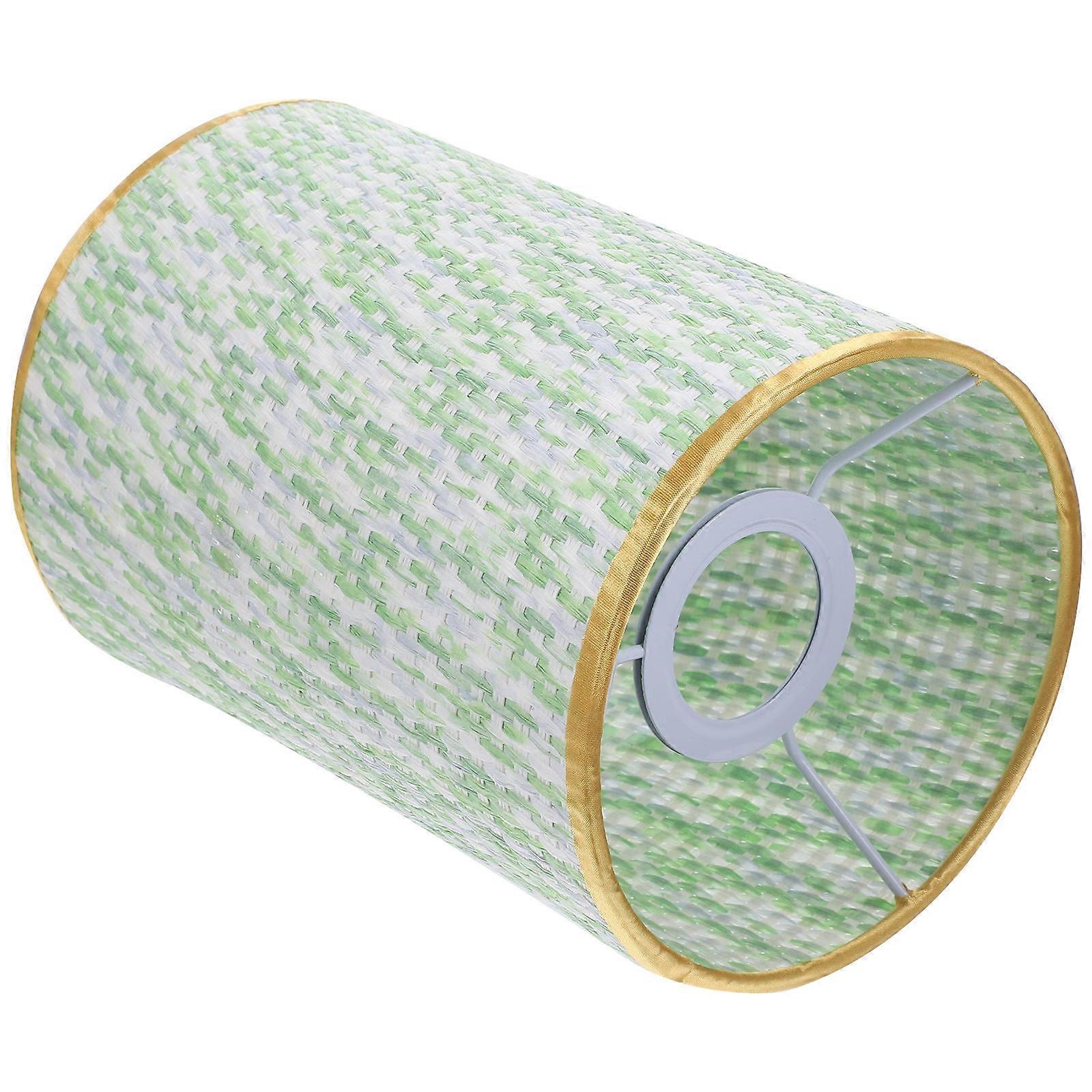 Woven Drum Lampshade, Fabric Lamp Shade, Linen Lamp Shade, Modern Lamp Shade For Table Lamps Floor Light Shade