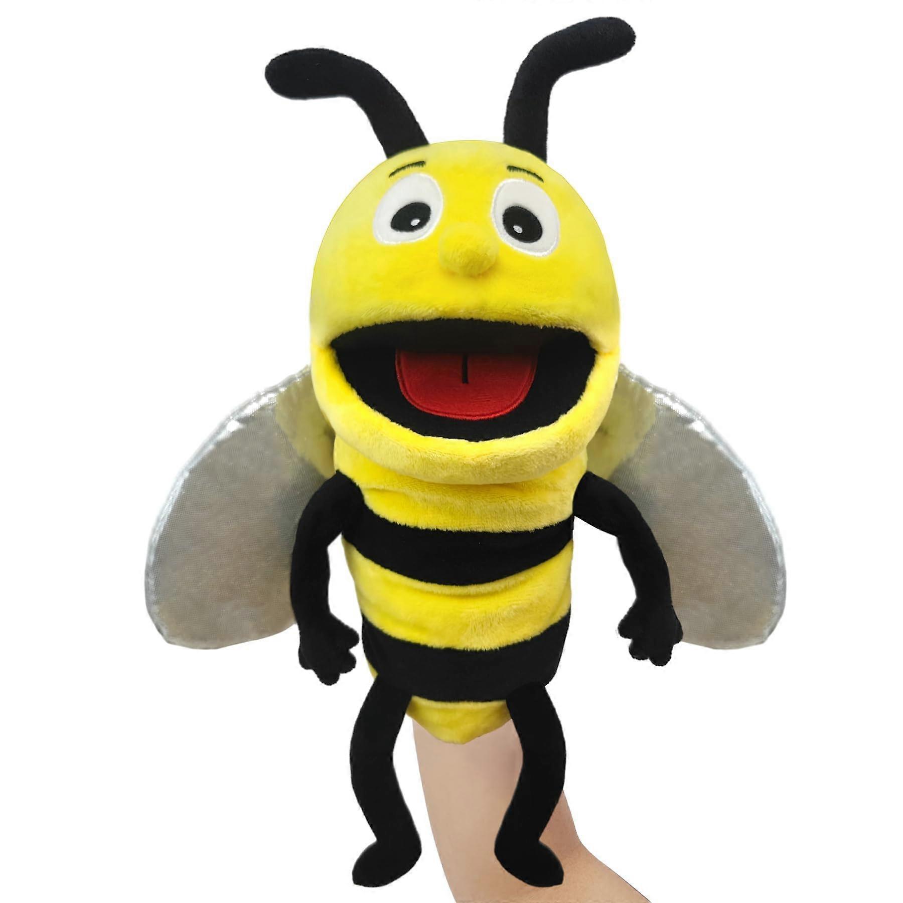 Soft Stuffed Bee Puppet Story Toy Role Play Show Game