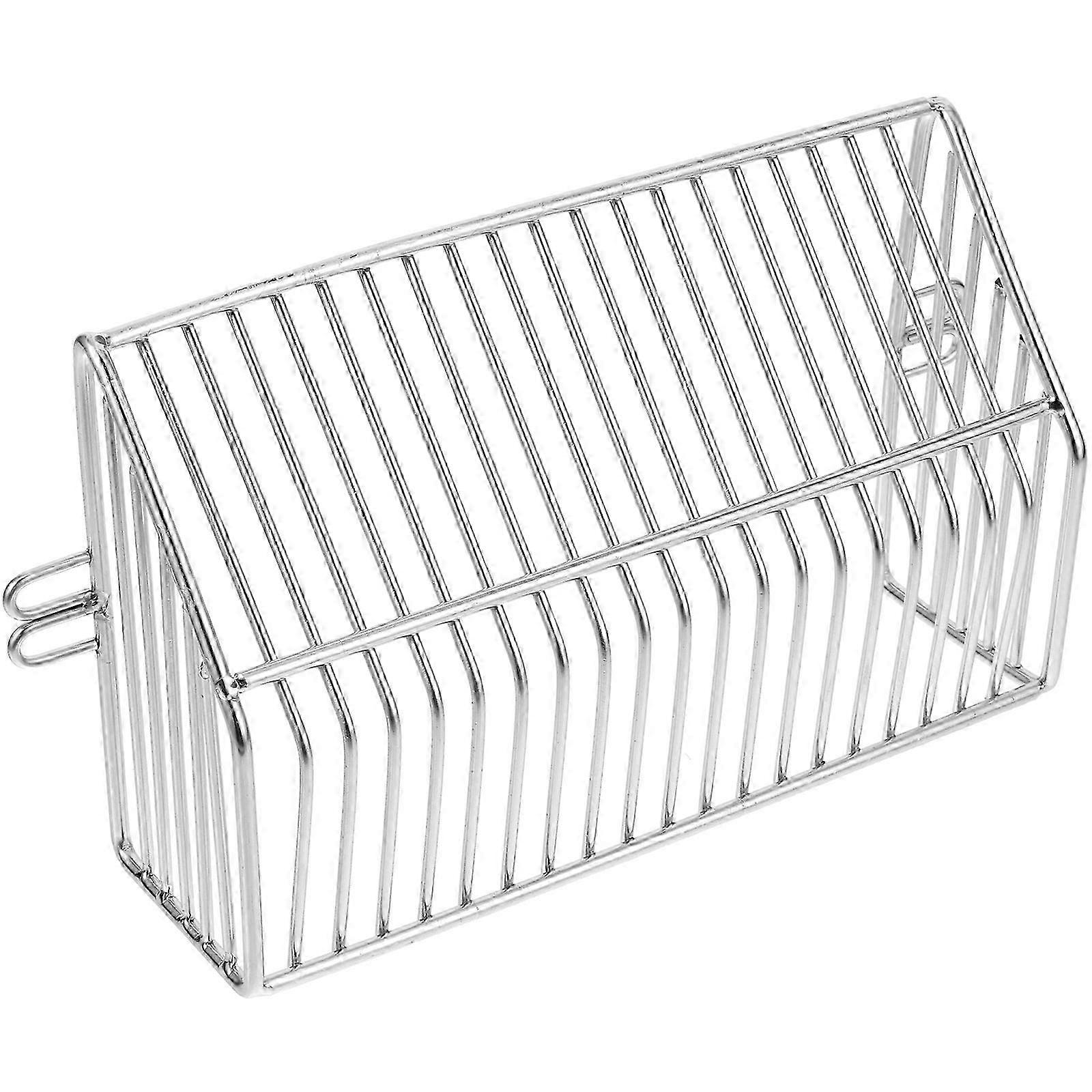 Gutter Drain Cover Filter Screen 24x12.5x6.3cm Silver Balcony Downspout Protector