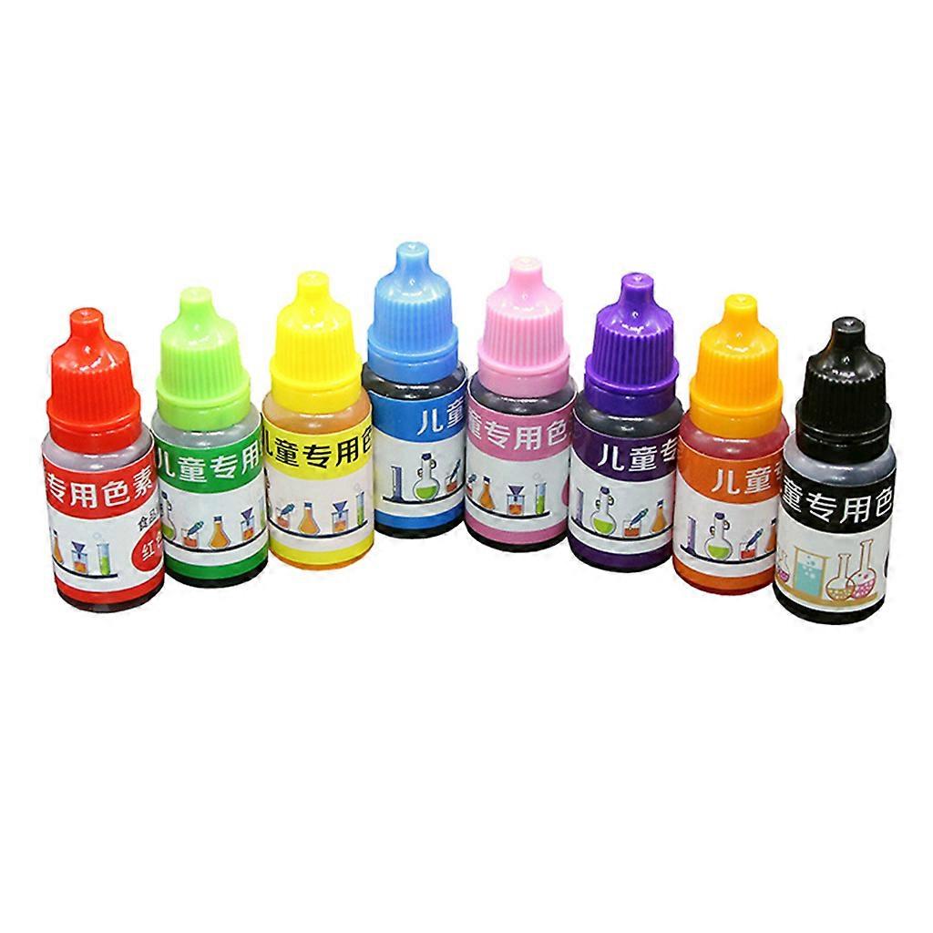 8 Colors 10ml Liquid Epoxy Resin Pigment DIY Handmade Coloring Colorants Jelly Multicolor