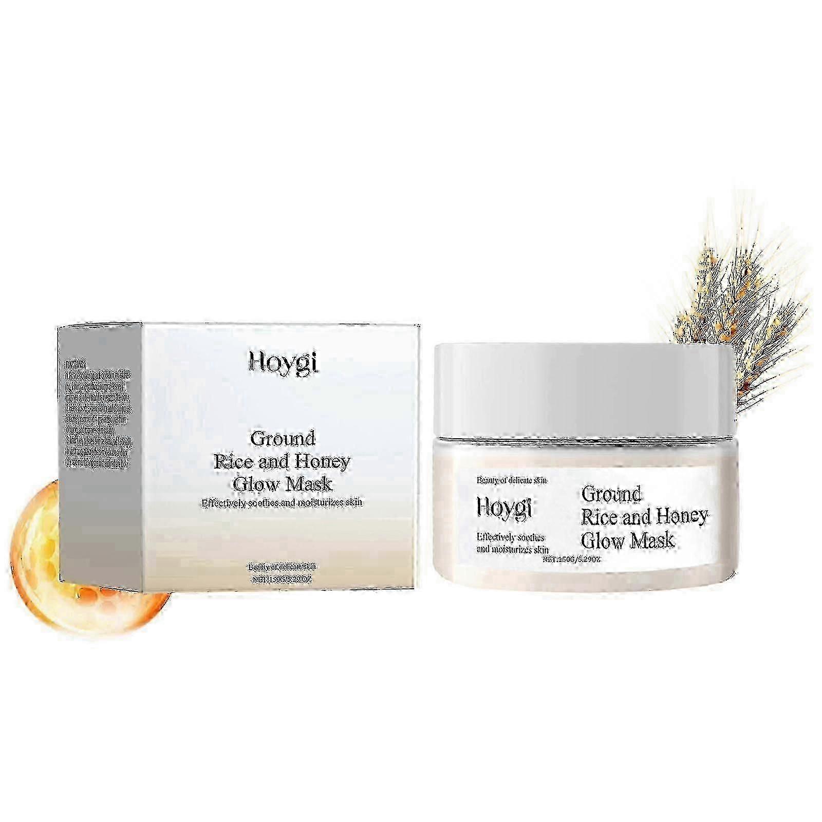 Honey Rice Moisturizing Mask Facial Cleansing Mud Mask Hydrating And Hydrating Soft Skin Mask