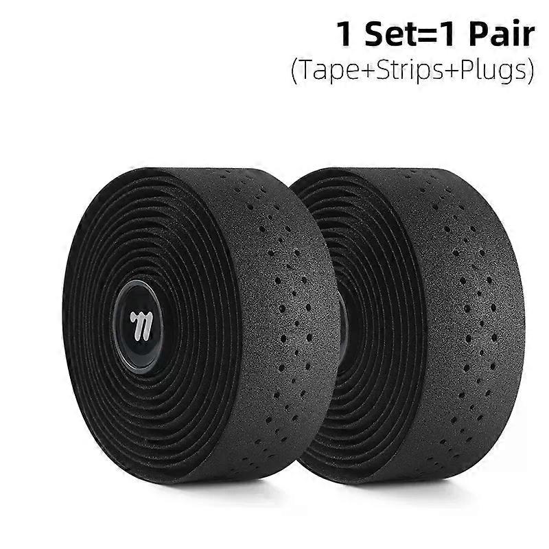 con Bicycle Handlebar Tape With Bar Plugs Road Bike Accessories Soft EVA Breathable Non-slip Cycling Drop Bar Straps