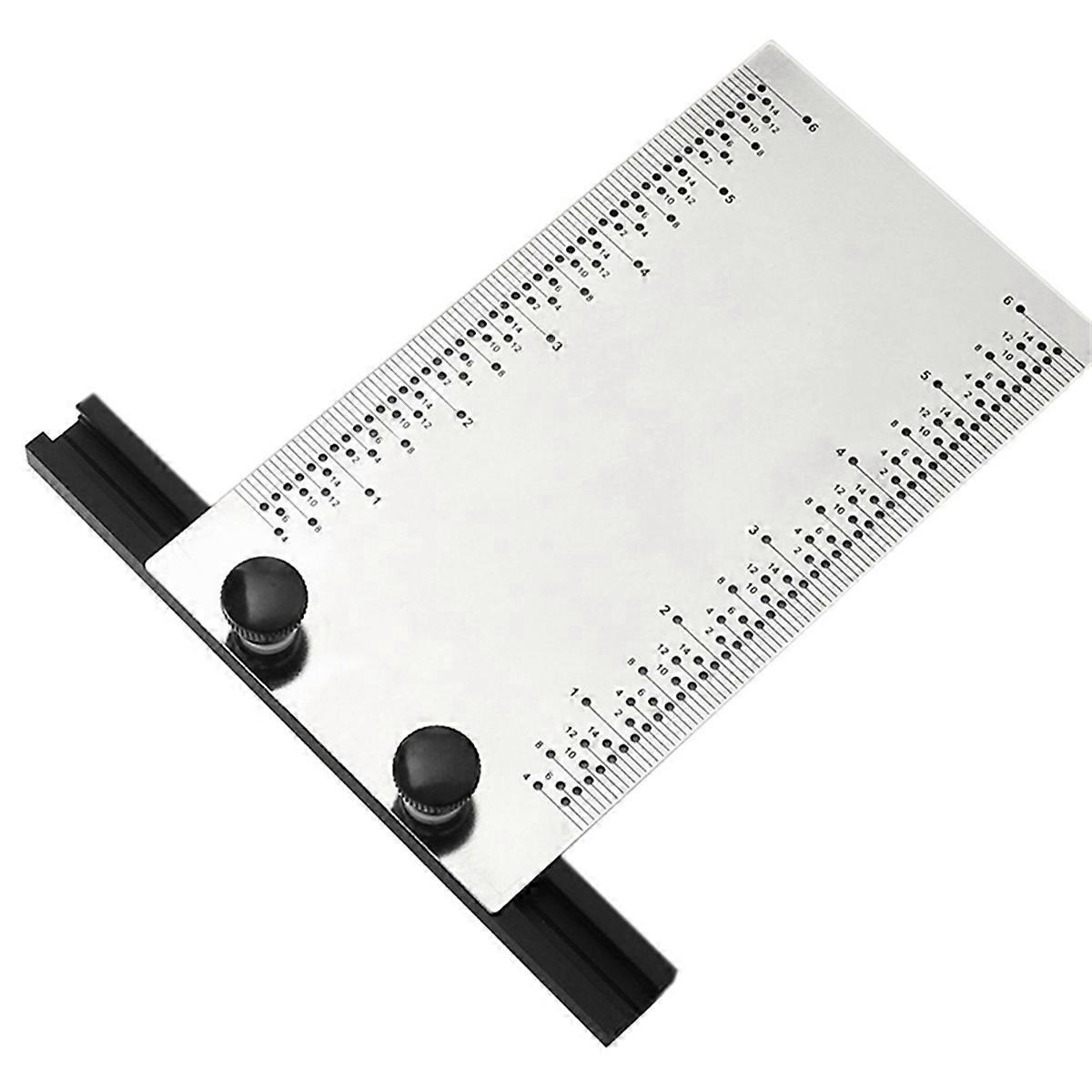 Engelsk hullineal rustfrit stål med base