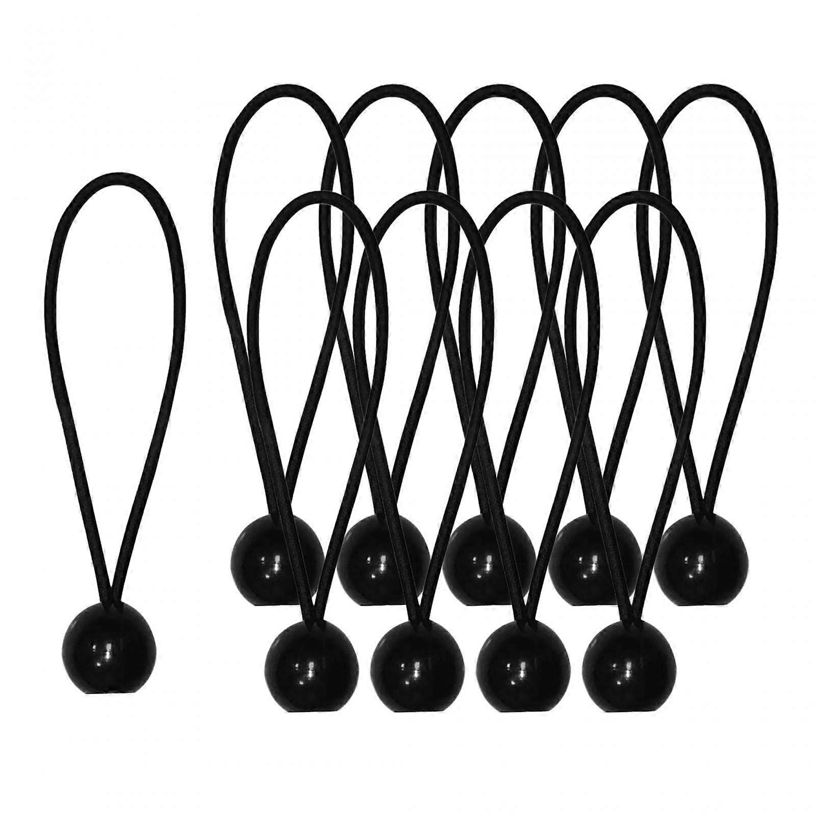 10 Pieces 6'' Bungee Cord Balls Outdoor Bungee Cord with Balls for Canopy