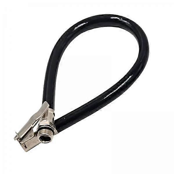 Universal Tire Inflator Extension Hose for Air , Black, 2