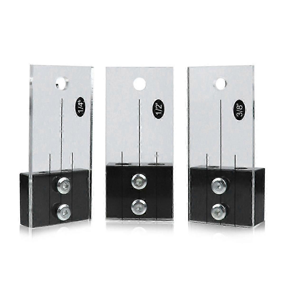 3/8 Inch Woodworking Straight Hole Punch Locator Side Hole Punch Locator Vertical Punching Tool Set for Efficient Projects