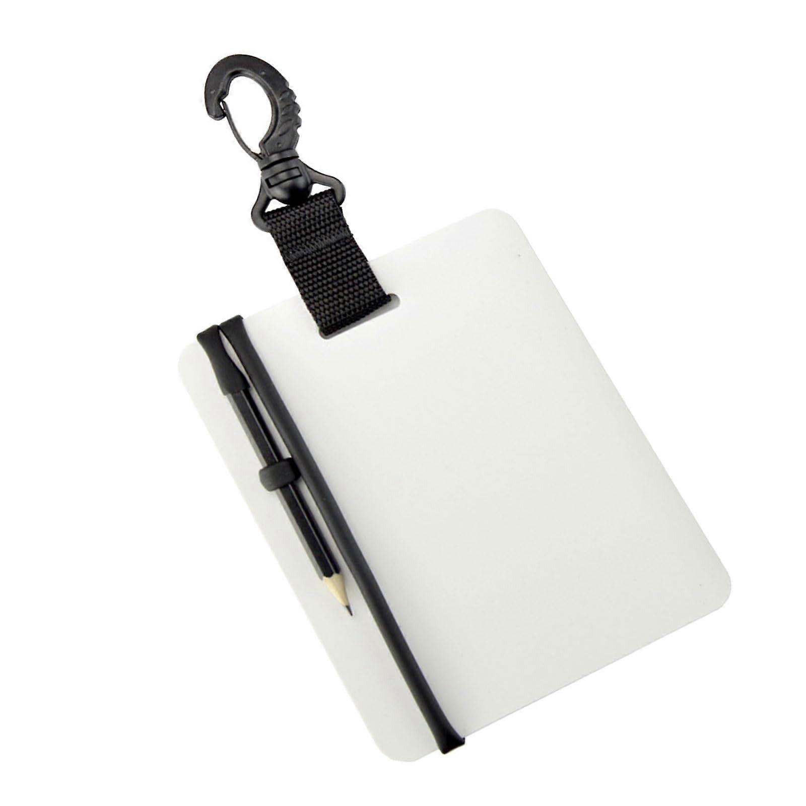 Underwater Writing Board with Pencil, Quick Release Buckles, Waterproof Diving Wordpad for Easy Use and Note-Taking