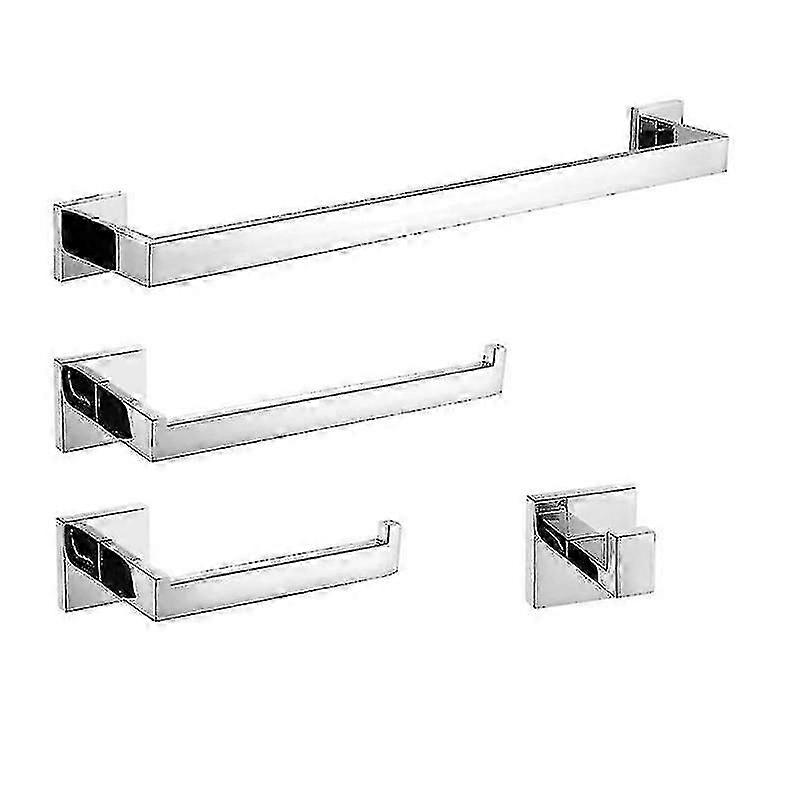 Bathroom Accessory Sets 4-piece Setbathroom Hardware Set Black Paper Hold Robe Hook Bathroom Accessories Bath Hardware Sets