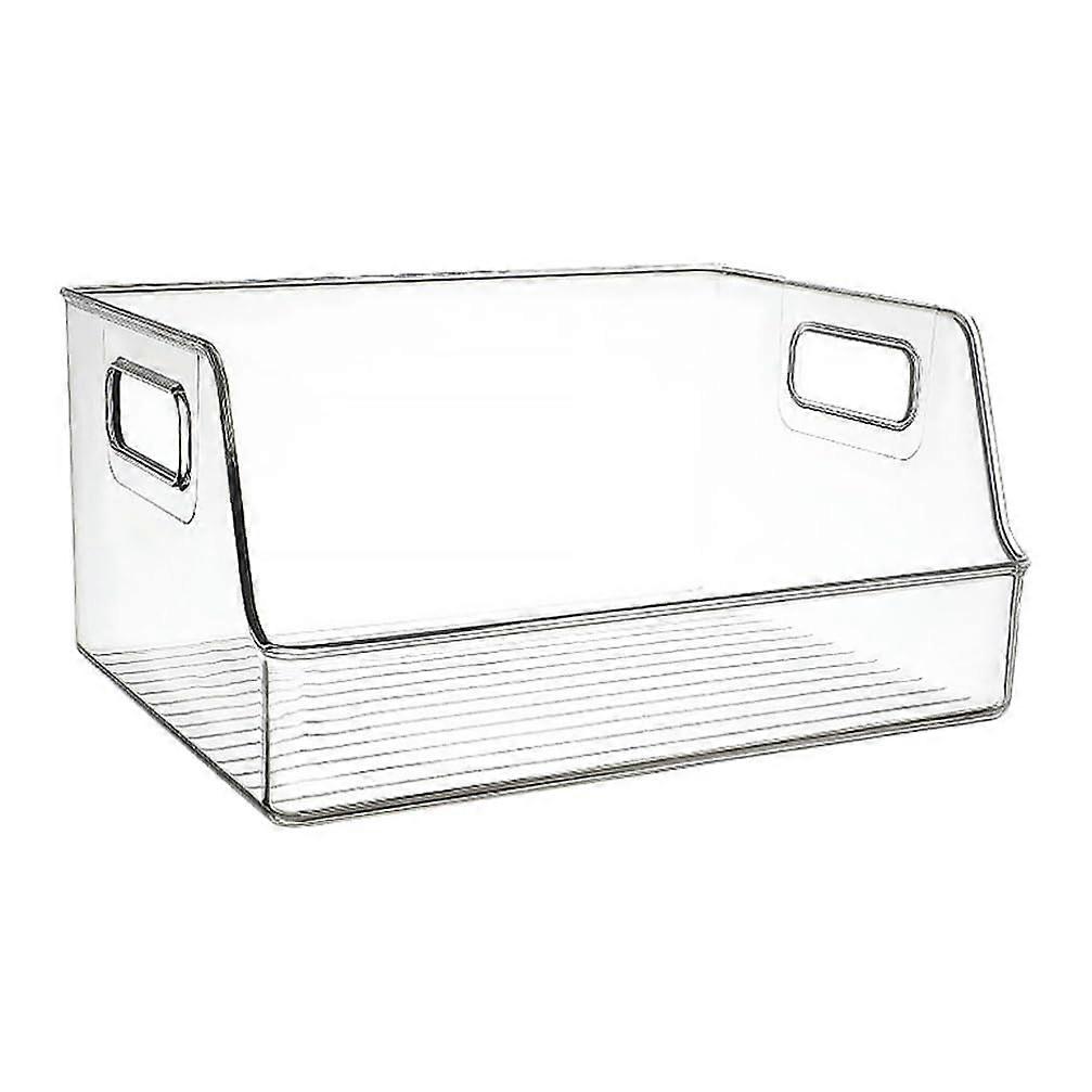 Clear Book Bin Plastic Storage Bin Multiuse Organizer Bin Storage Containers for Classroom Library Home