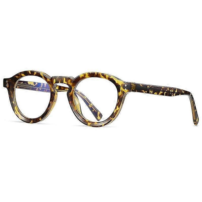 Presbyopic Glasses Anti Blue Light Blocking Reading Glasses Anti UV Computer Readers Personality Flat Light Mirror (Color : BeanCurd, Size : 2.50)