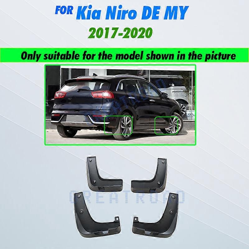 4pcs Mudflaps For Kia Niro DE MY 2017 2018 2019 2020 Mud Flaps Splash Guards Mudguards Mud Flap Front Rear Fender Protector
