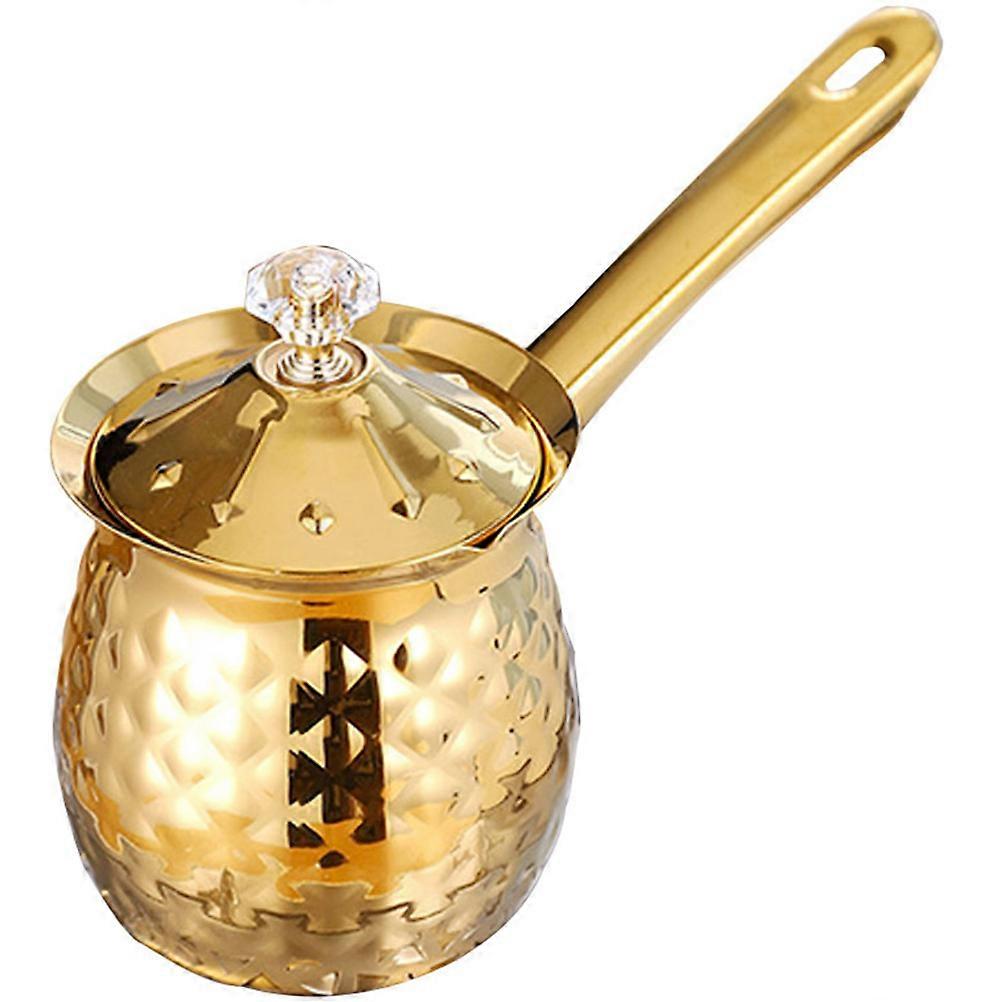 Stainless Steel Milk Heating Pot with Spout for Latte Art Lightweight Coffee Pitcher for Easy One Handed Use in