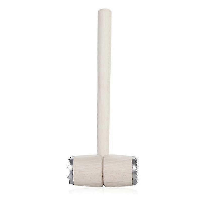 Solid wood loose meat hammer double-sided beating meat hammer