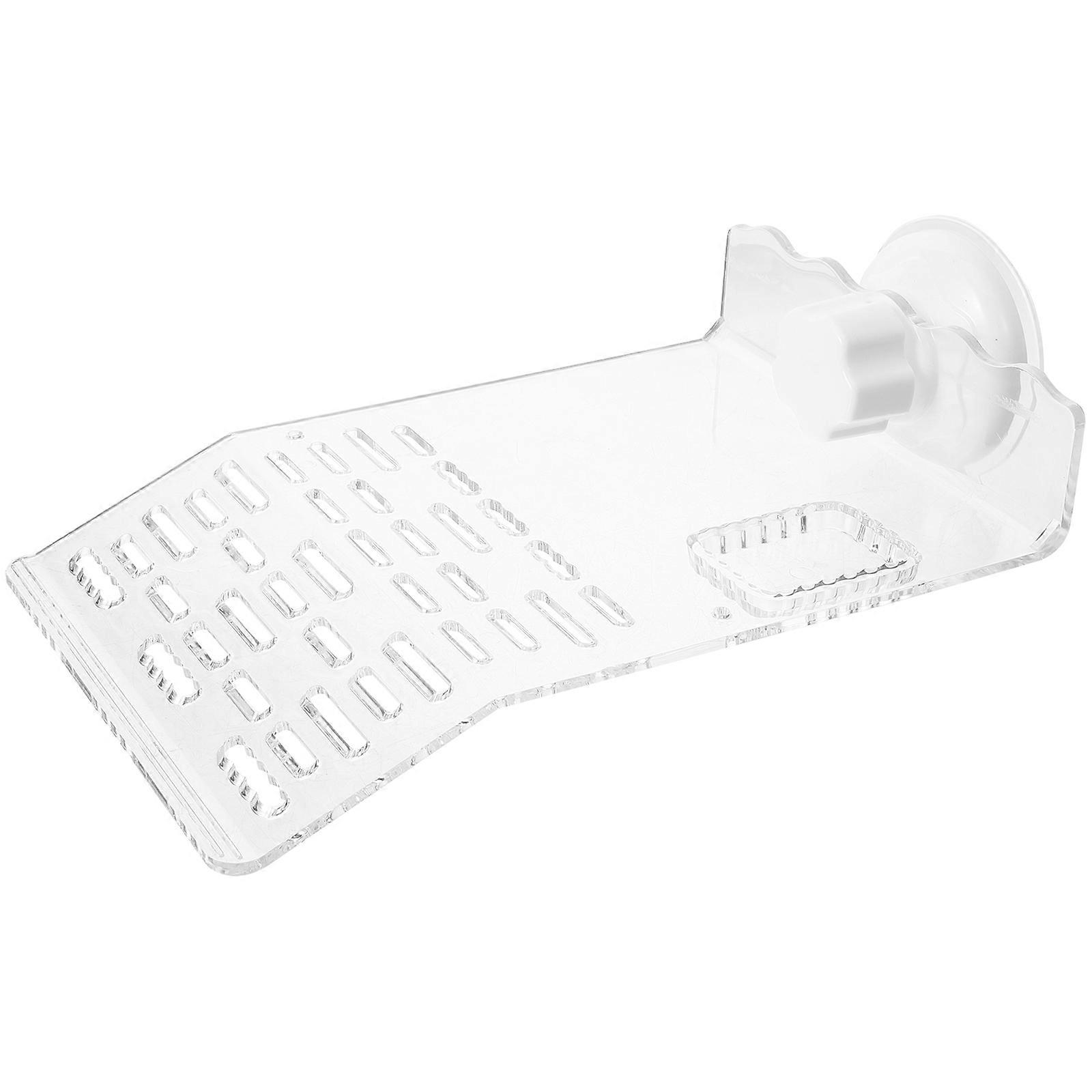 Basking Platform For Aquatic Turtles Plastic Turtle Terrace Suction Cup Fixation 1Set