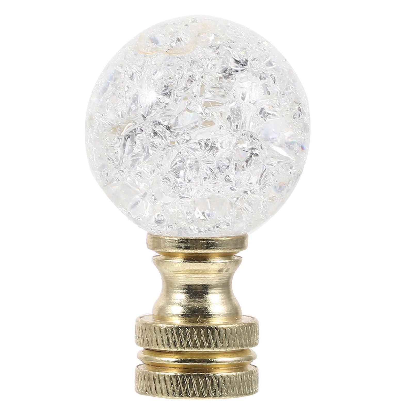 Elegant Ball Shaped Lamp Finial Knob and Cap Set for Table and Floor Lamps – Durable, Sturdy, Easy DIY Installation