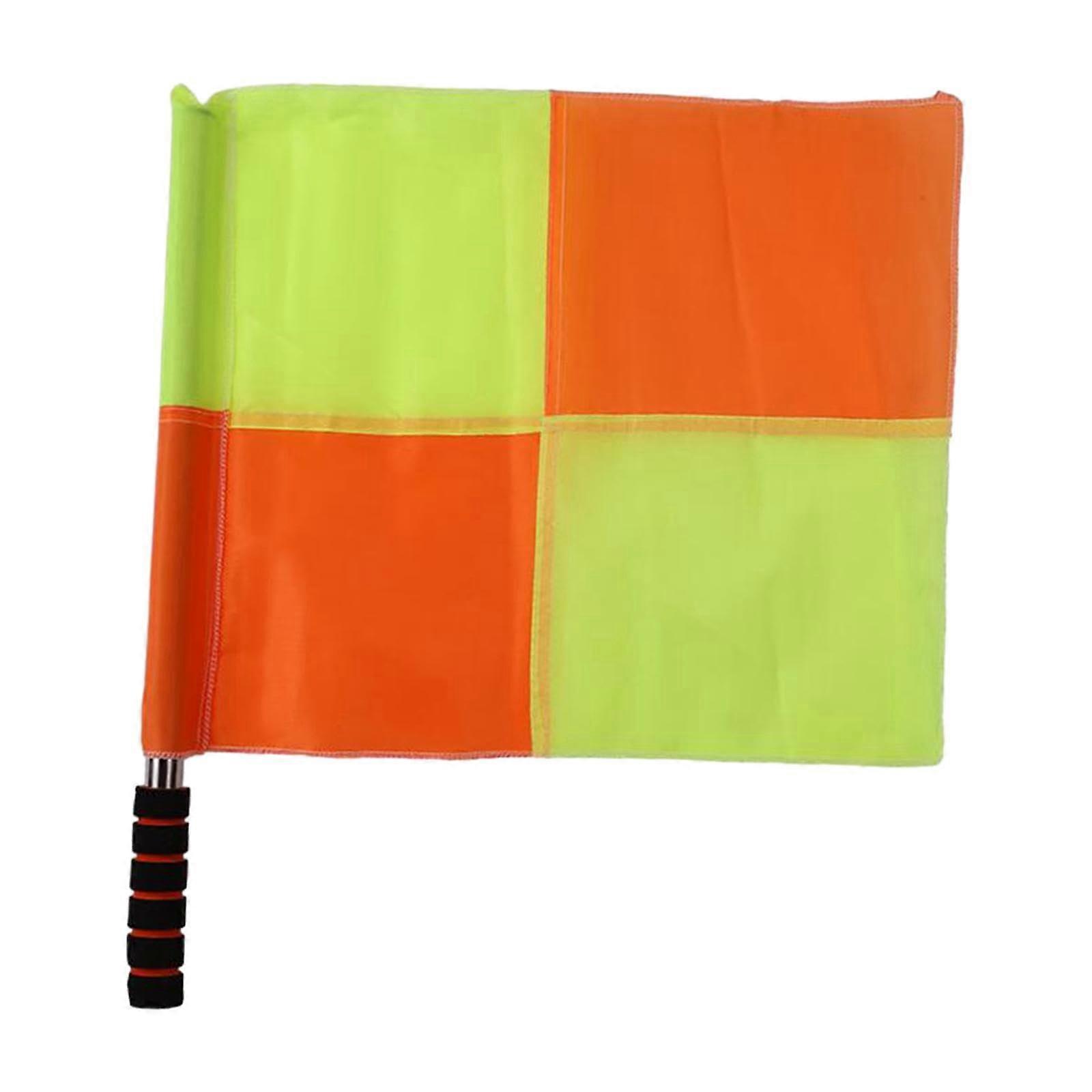 Referee flag, Handflagge, Schwammgriff, signal flag, traffic flag for football, basketball, training, campus games, large square