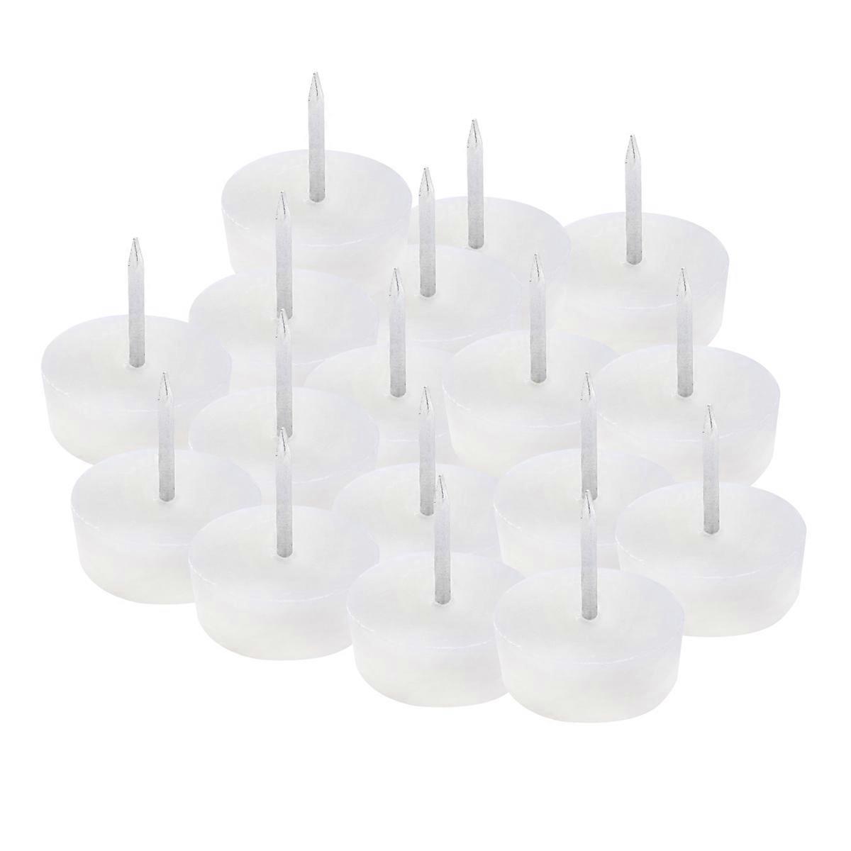 White Furniture Tacks Sofa Nails for Sofa Use 30Pcs Durable Nylon Set