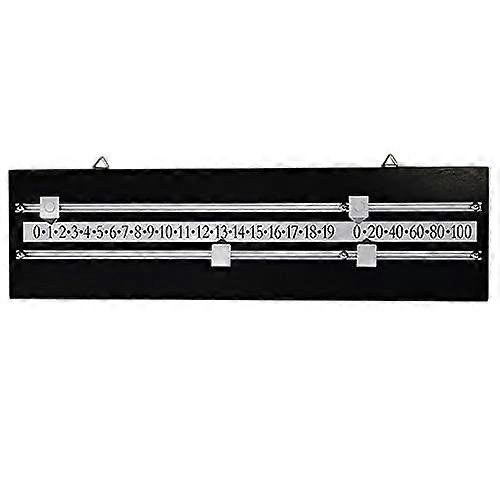 Snooker Scoreboard with Point Counter and Rails for Billiard Lovers - Black Snooker Game Display System