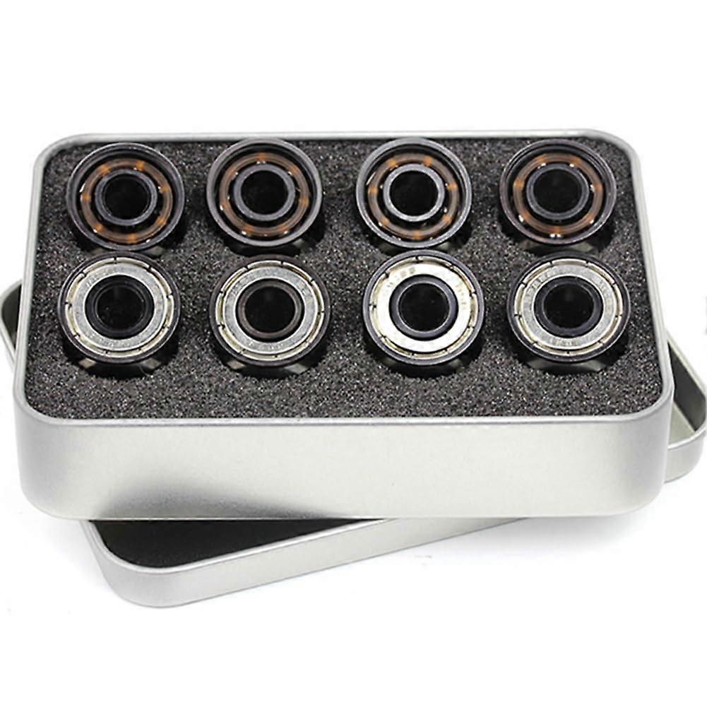 16-Piece High-Speed Roller Skate Bearings Set for Inline Skates, Skateboards, and Drift Wheels, Durable and Compatible