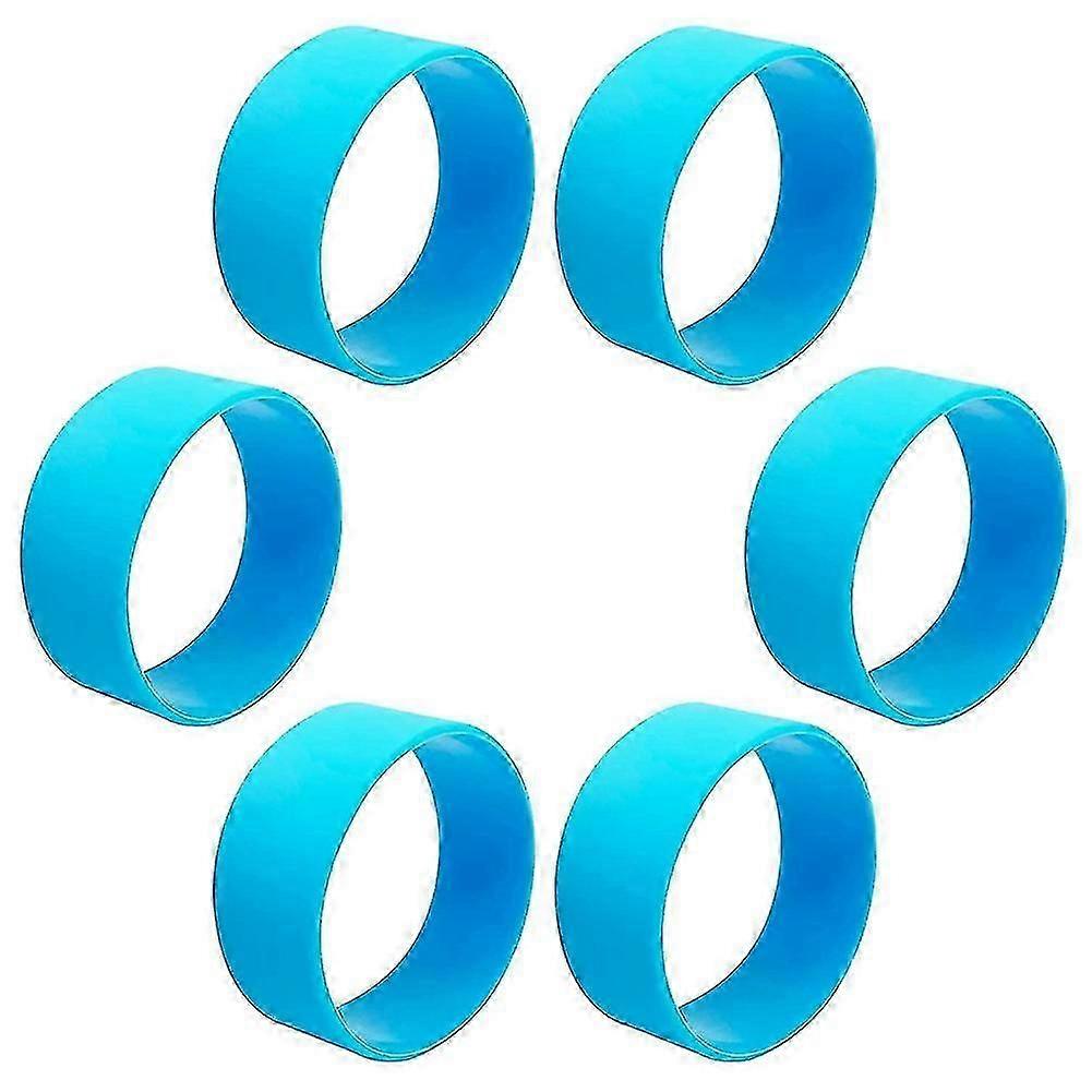 6pcs Silicone Bands For Sublimation Tumbler Shrink Wrap Heat-resistant For Prevent Ghosting Sublima