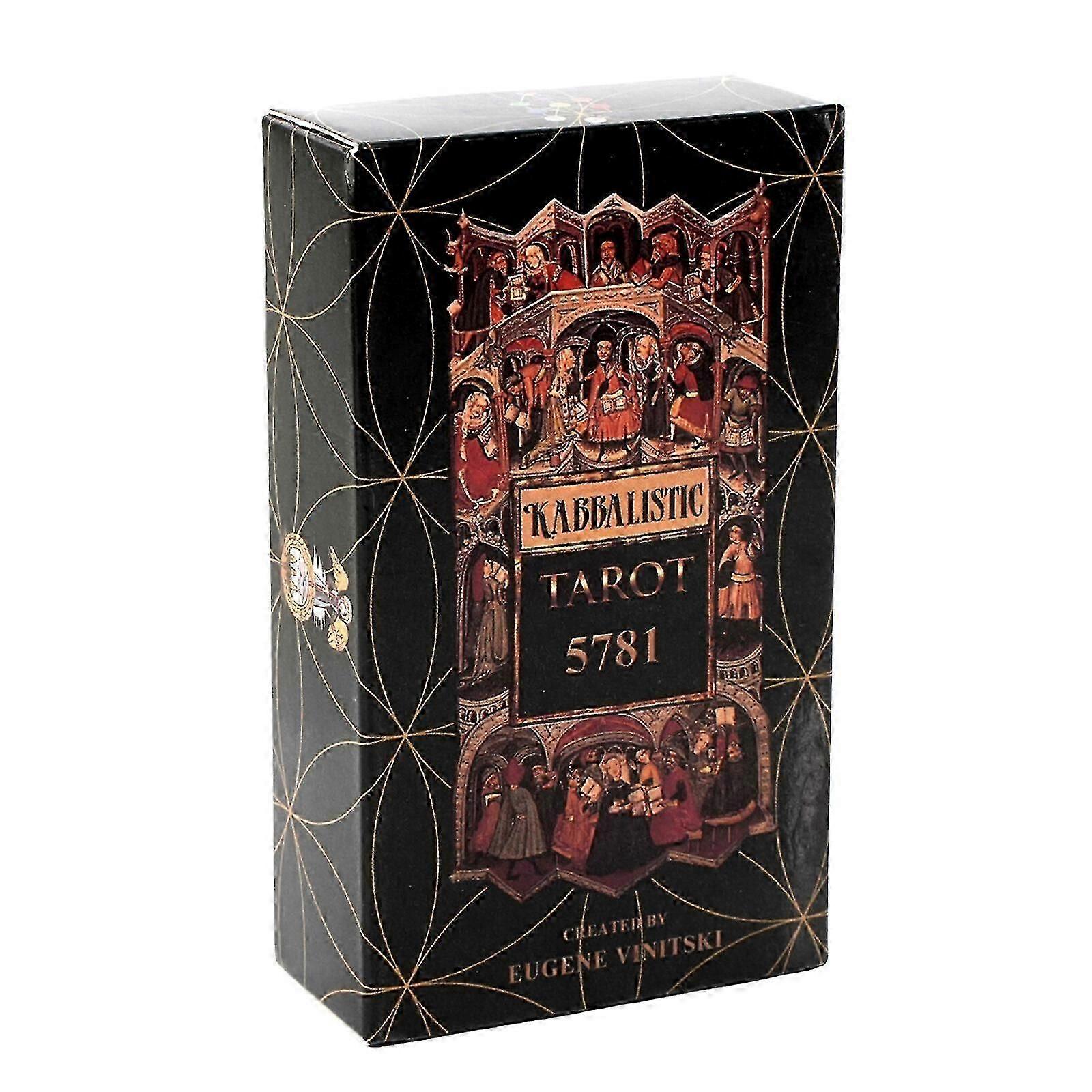 78 Card Tarot Kabbalistic Cards Deck Set για αρχάριους Για παιχνίδι πάρτι