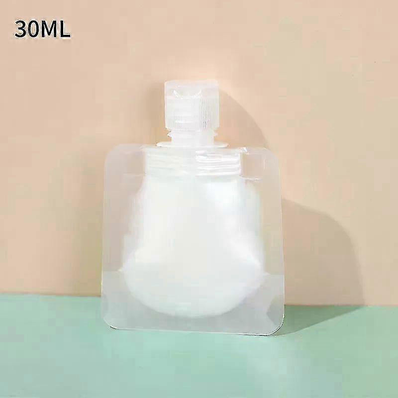 שקיות אריזה למילוי חוזר 30/50/100 מ"ל Travel Essentials לקרמים, קוסמטיקה, שמפו, ג'ל רחצה, מיכלי נוזל איפור ניידים