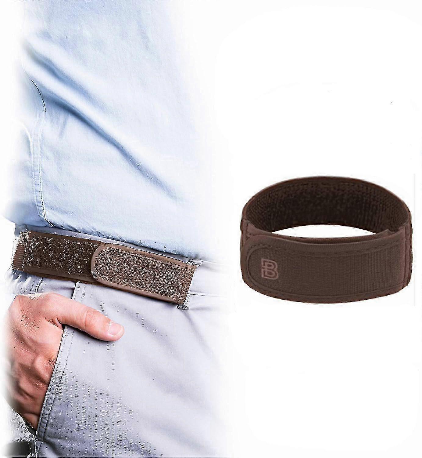 Cinto elástico confortável sem fivela para homens se encaixa em presilhas de cinto de 1,5 polegadas