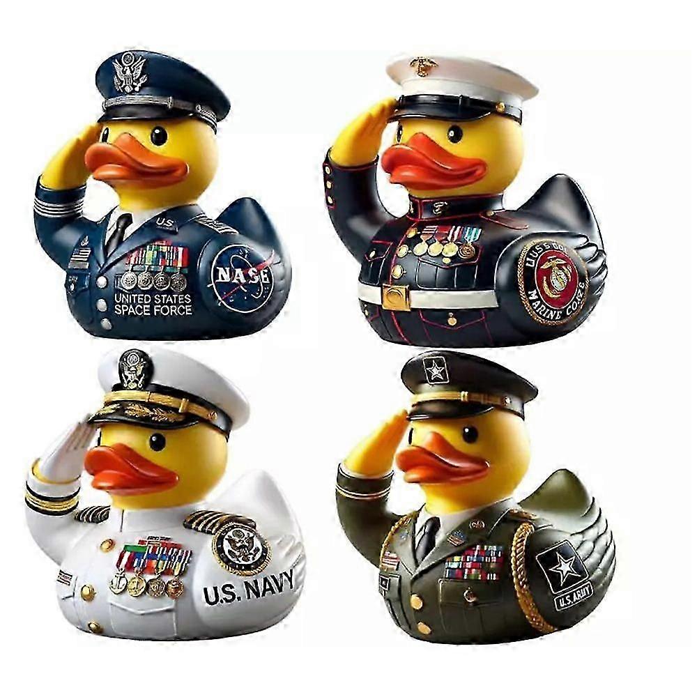 Military Duck Resin US Army Duck Figurine Veterans Memorial Duck Unique Military