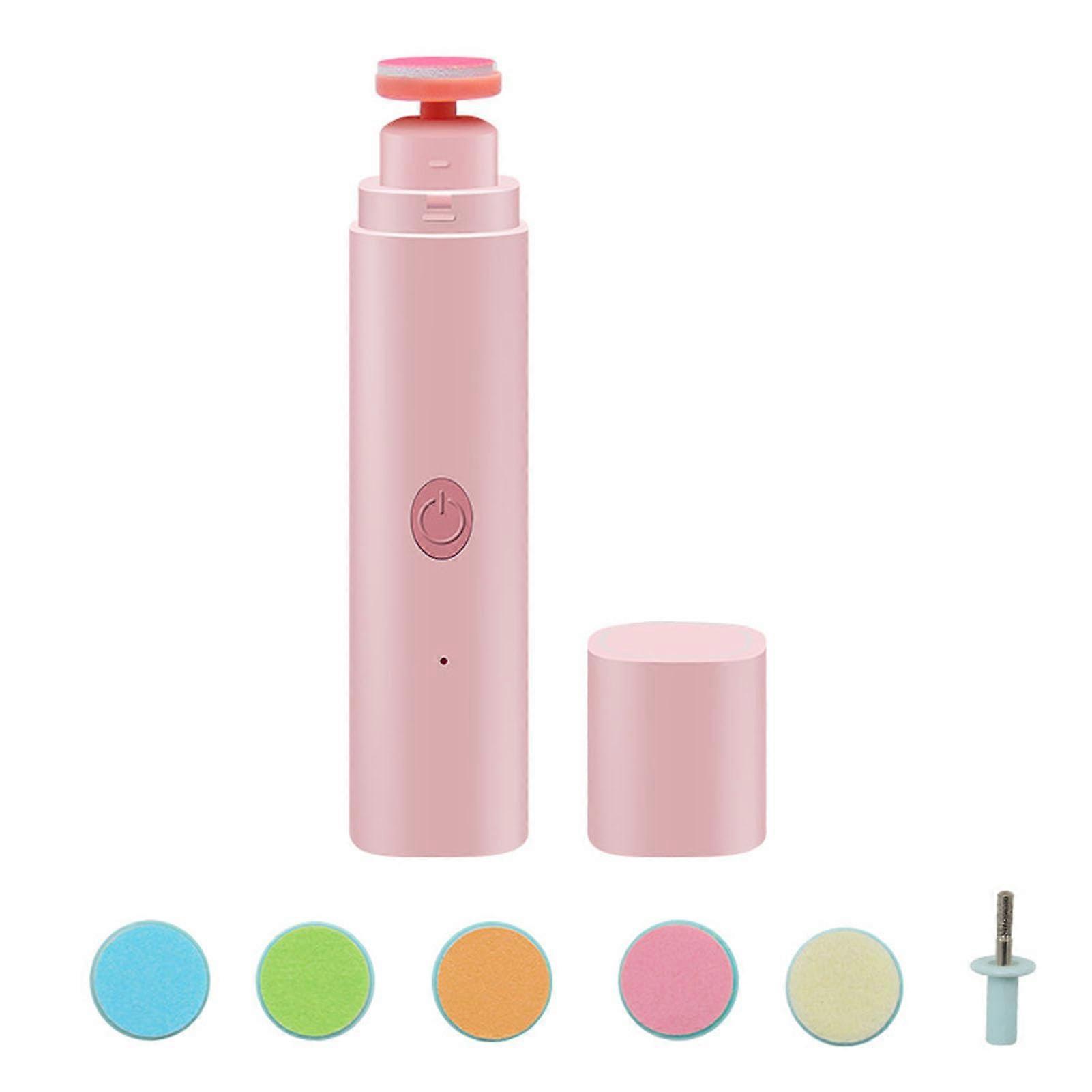 Electrical Low Profile Rimer in Pink - Ideal for Nail Art, Compatible with All Nail Types, Professional Quality