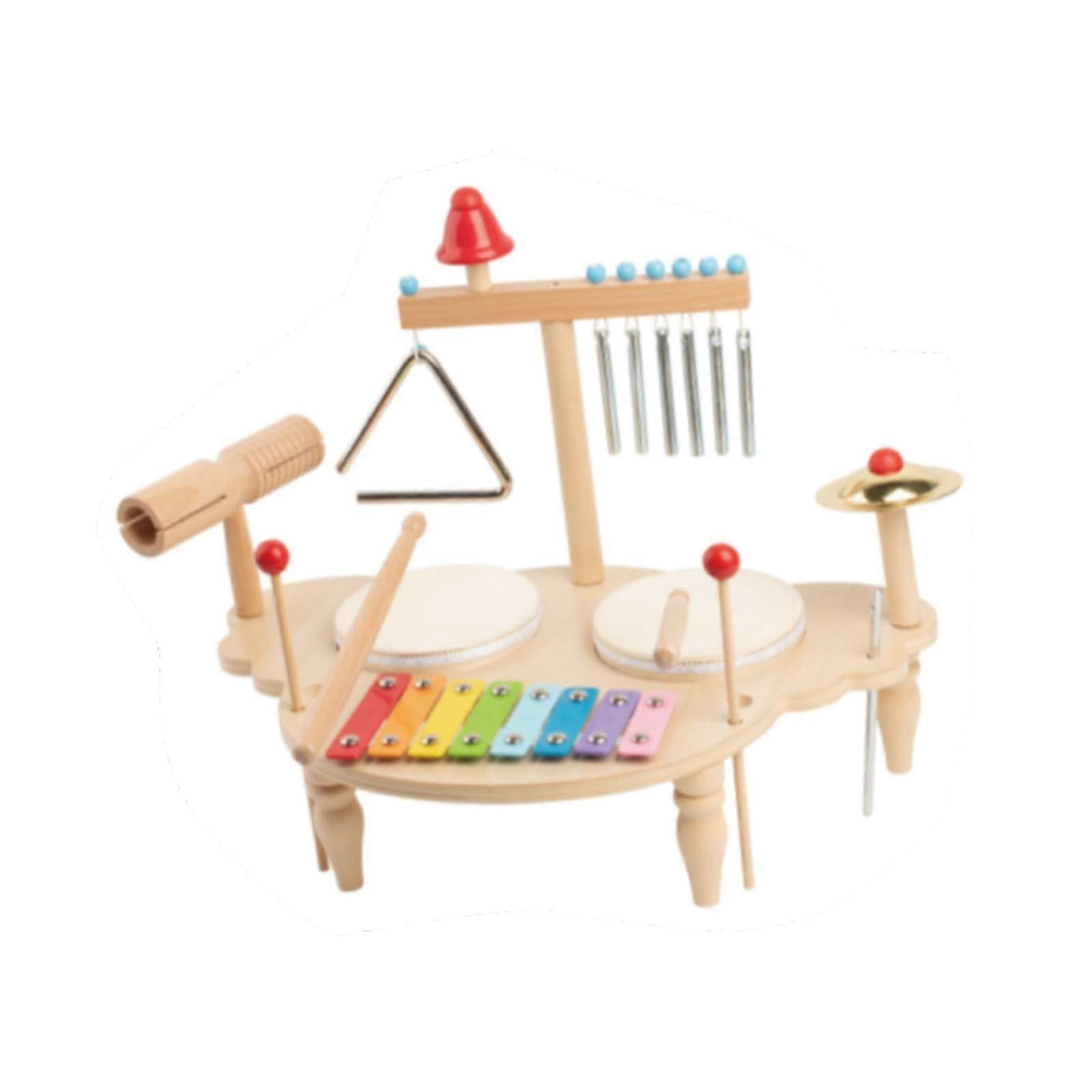 Xylophone Drum Set for Kids, Creative Learning Toy for Boys and Girls, Toddler Musical Instrument, Safe Material