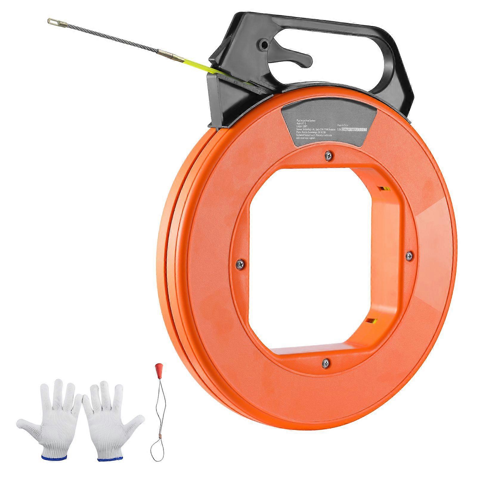 Fita de peixe, 100 pés, 3/16 polegadas, para parede e eletroduto, não condutora