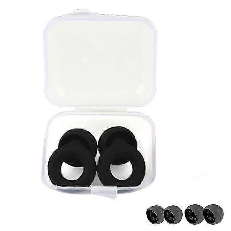 Earplugs Reusable Hearing Protection with 3 Sizes Ear Caps, Ear Plugs for Noise Canceling, Silicone Noise Reduction Ear Plug for Sleep, Music, Study