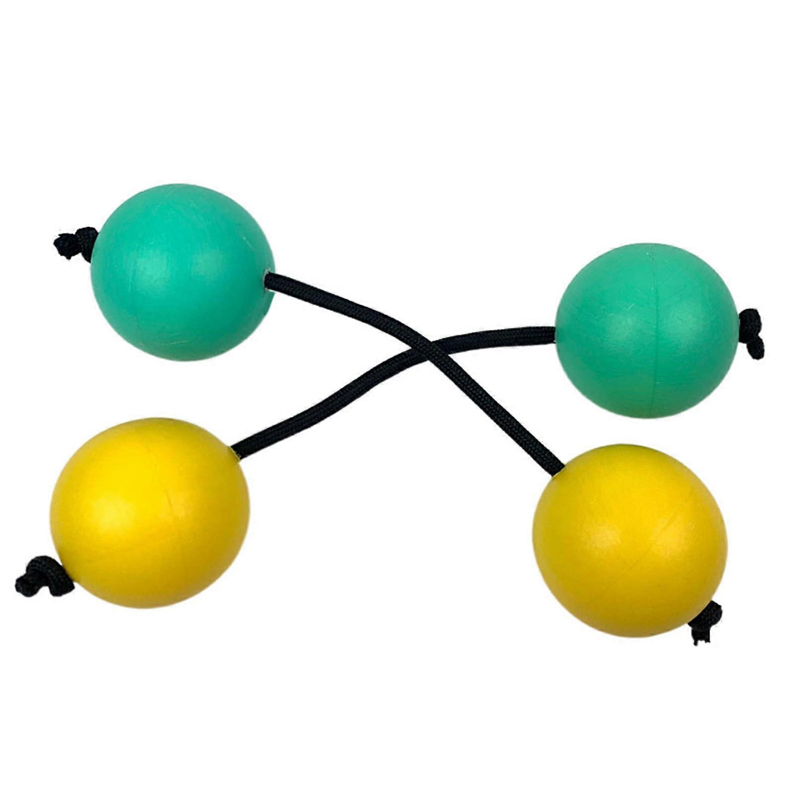 Rhythmic sand, Aslatua, African shaker, rattle, rhythm, percussion, fingertip, sand rhythm, instrument, 2 pieces yellowgreen