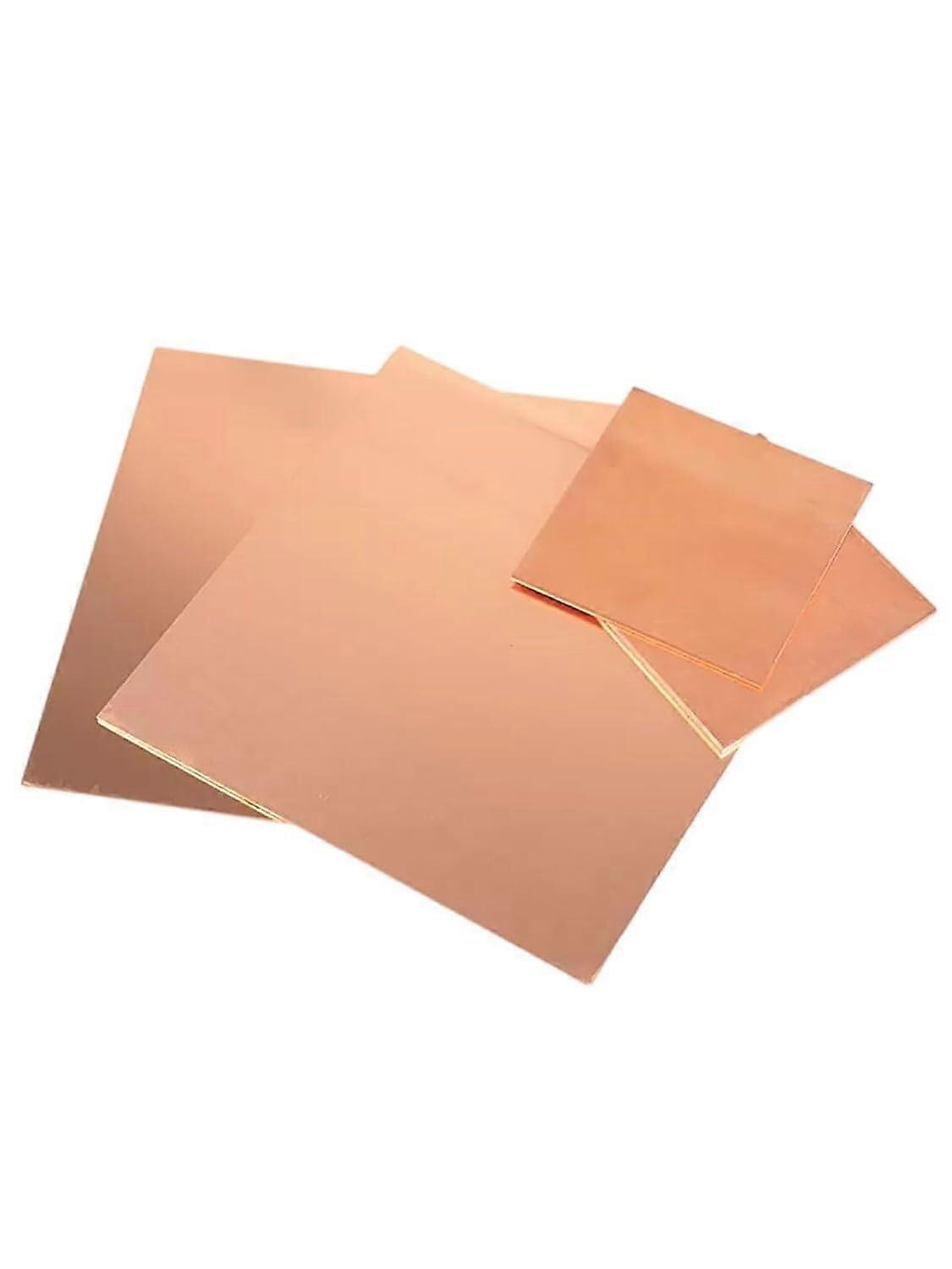Pure Copper Sheet 5mm Thick for Craft Jewelry Repair and Electrical Industrial Use, Size 5x50x100mm