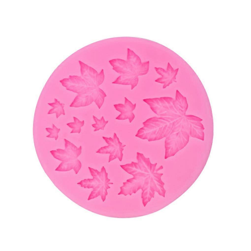 Silikonguss Handmade Irregular Maple Leaf Cookies Baking Decorating Chocolate Fondant Clay Pastry Molds