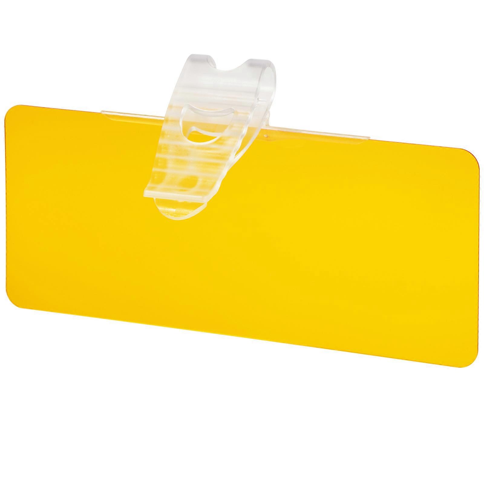 Anti Sunlight Dazzling Goggle Car Visor for Car Use Practical Yellow