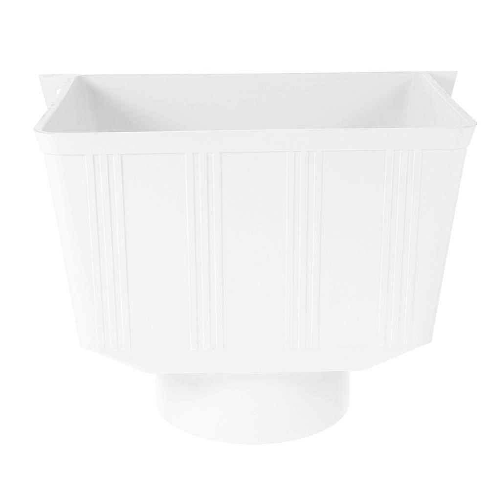 Rain Downspout Diverter Easy Install Gutter Connector PVC Outdoor Use Efficient Rainwater Collection Durable Gutter Accessory