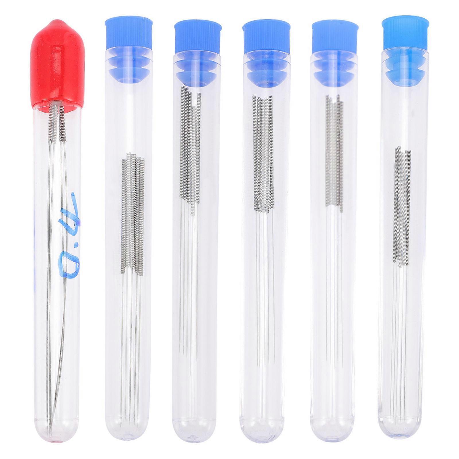 Needle Cleaner 3D Printer Nozzle Cleaning Needle Plastic 4.17x0.04x0.04inch Durability Portability 6Sets