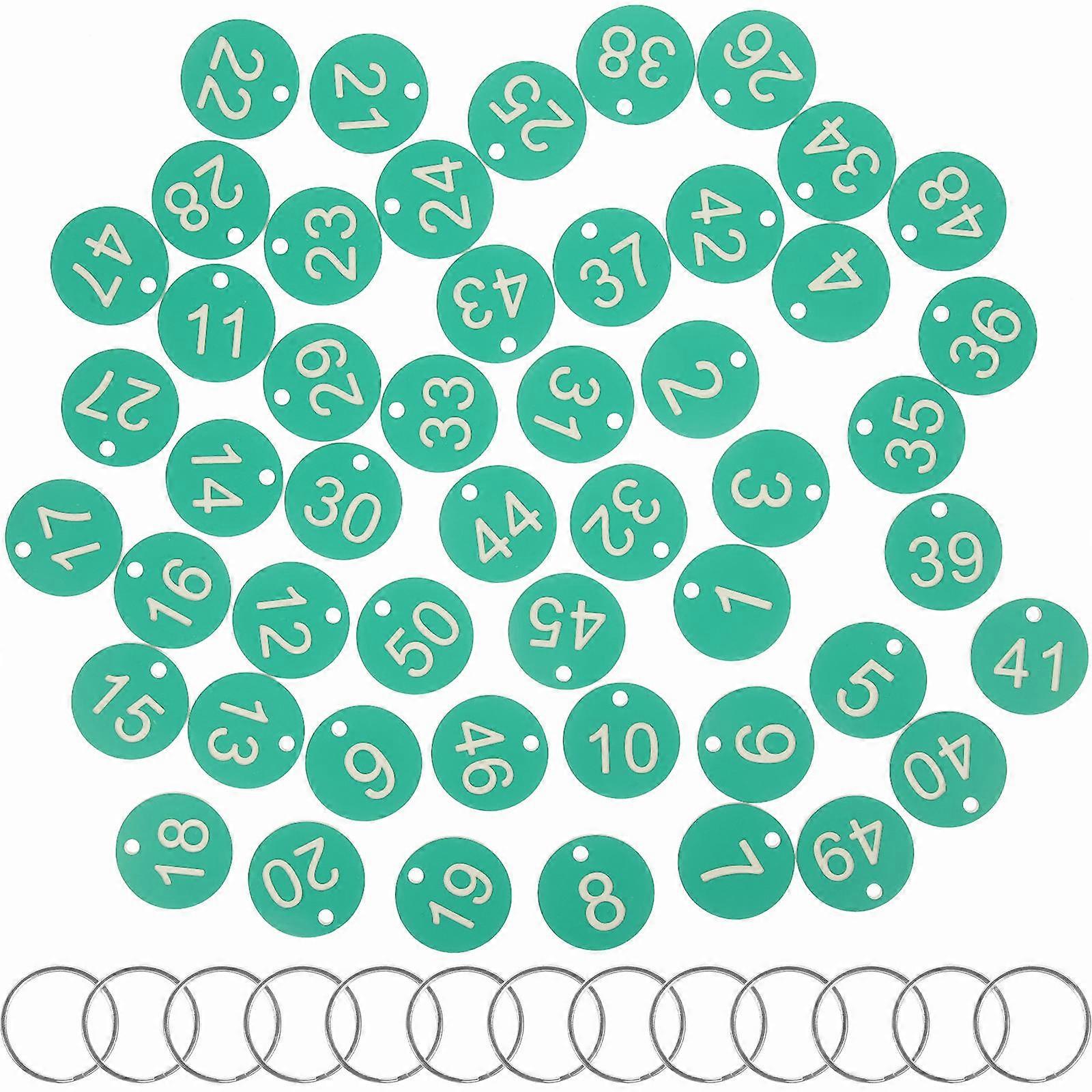 Number Tags Round Number Tags For Hanging Home Gatherings Simple Design 3.4X3.4CM 50Sets