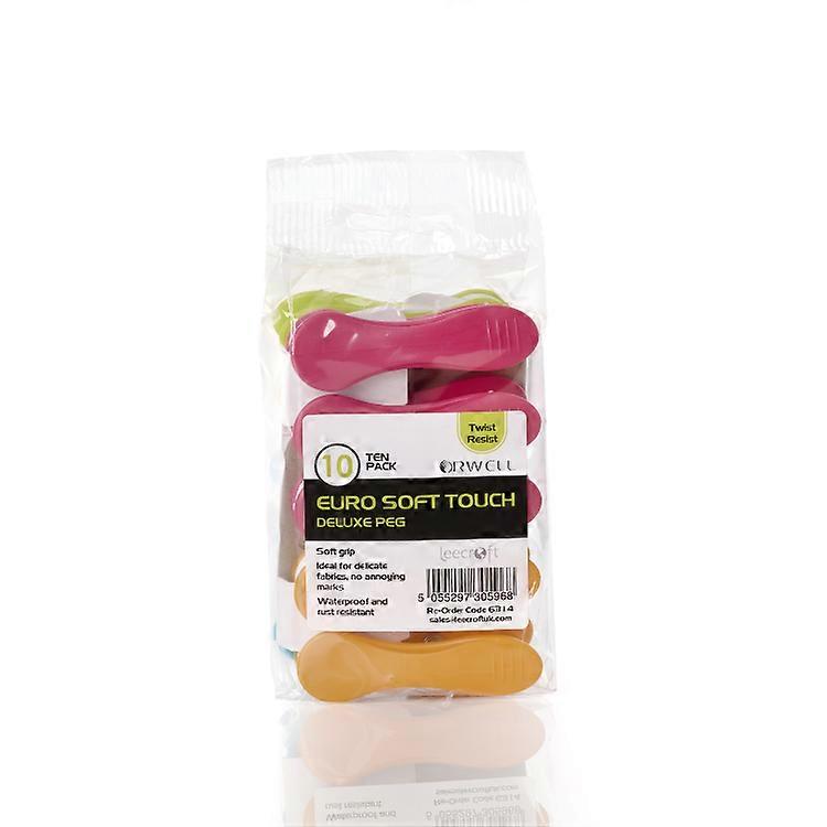 Orwell Soft Touch Deluxe Euro Pegs 10pk