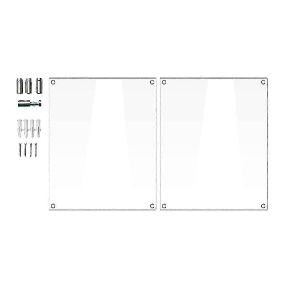 Acrylic Picture Frame 1Set Transparent Acrylic Build for Decoration Photo Display Frame