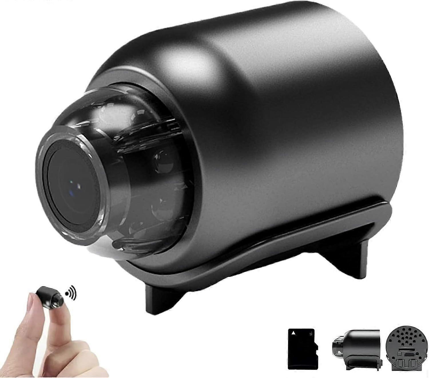 Mini WiFi Camera 1080P HD Night Vision Included Motion Detection Remote Monitoring 160 Wide Angle Micro Baby Monitor for Home Office Store Warehouse